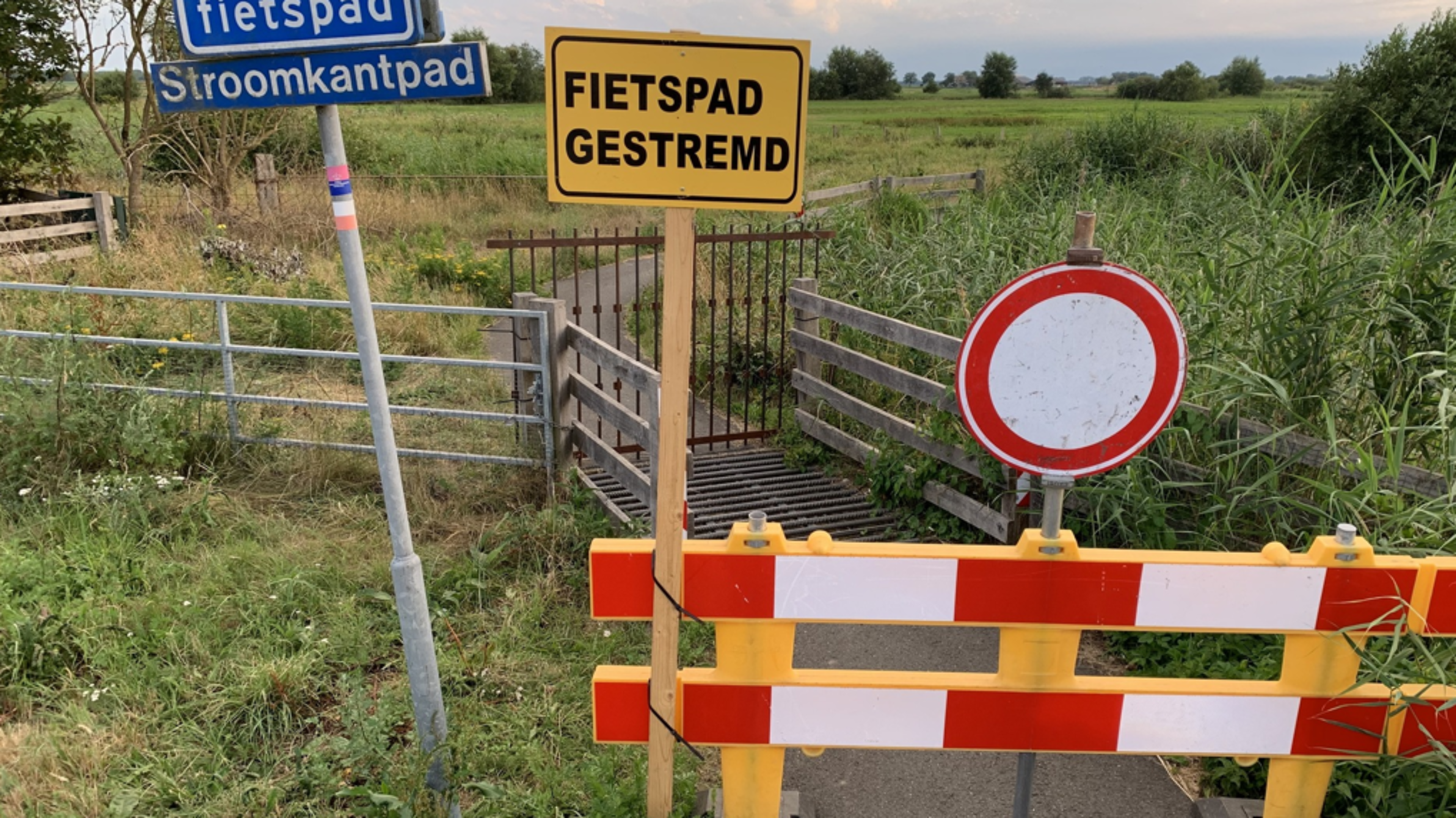 Schapen zorgen voor afsluiting van nieuw fietspad langs de Linde
