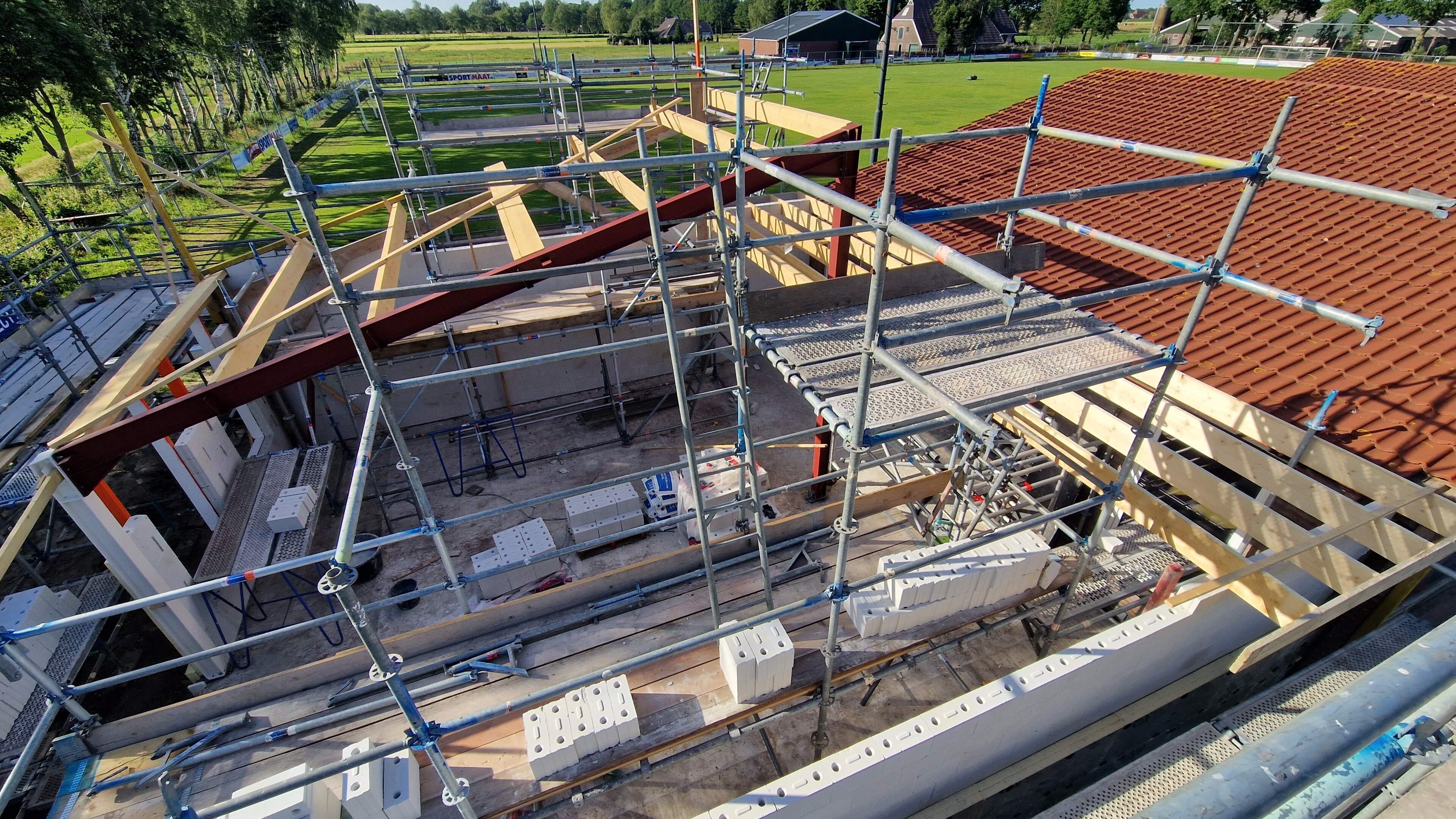 Nieuwbouw van prentkunstcentrum Nobilis in Fochteloo is in volle gang